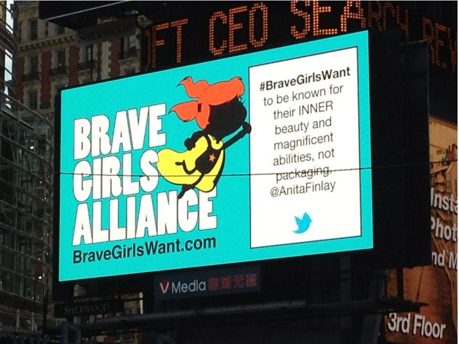 Anita on Brave Girls Want Campaign