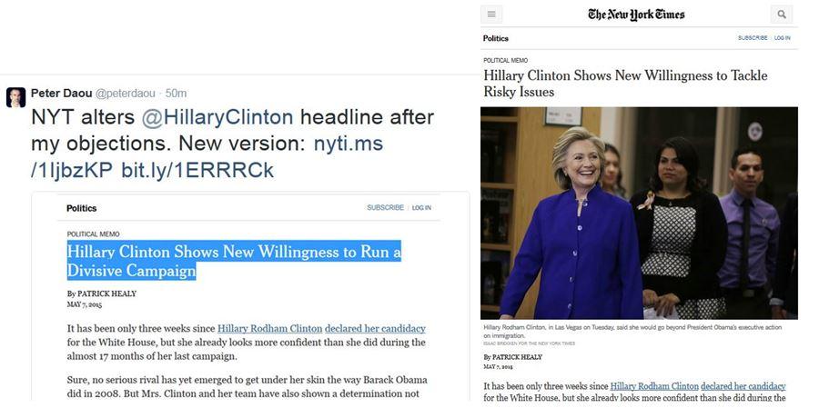 The New York Times’ Vendetta Against Hillary Clinton