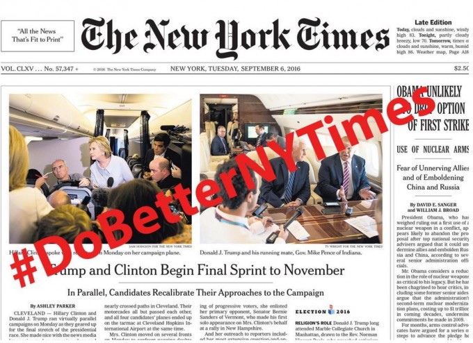 Shaming The New York Times’ and Other Beltway Hacks Into Doing Their Jobs