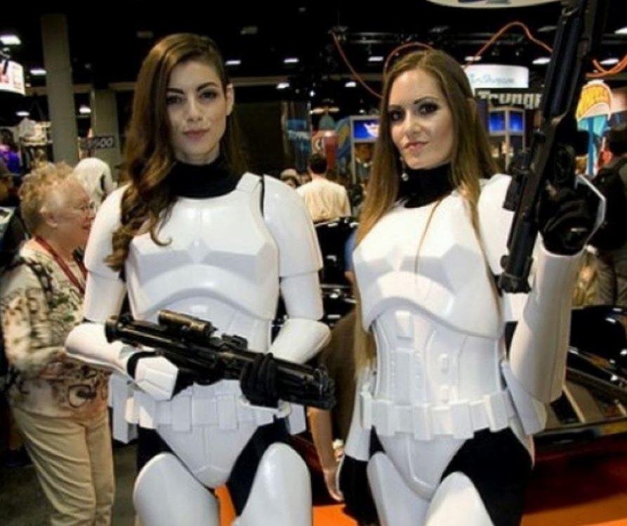 Two female stormtroopers featured in the "The Lure of Comic-Con" blog.