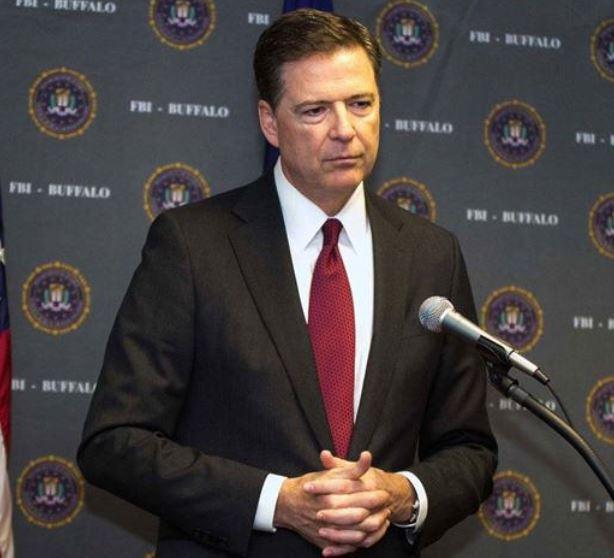 Photo still of FBI Director Comey featured in the "FBI Director Comey Is Hiding in Plain Sight" blog.