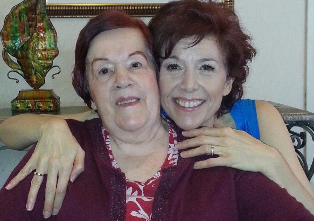 Image of Anita Finlay and her mom featured in the "My Mom Wouldn’t Want You To Get Sick" blog.